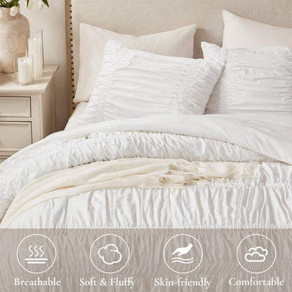 Mia Shabby Chic Ruched Comforter Set