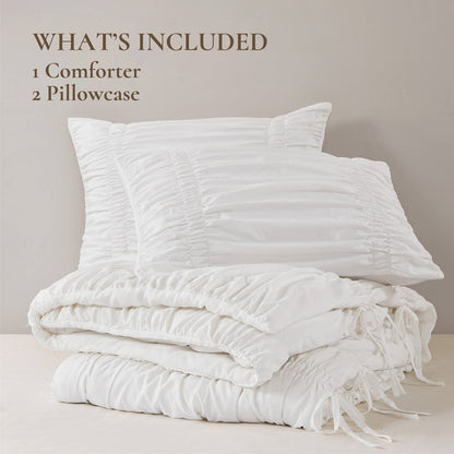 Mia Shabby Chic Ruched Comforter Set