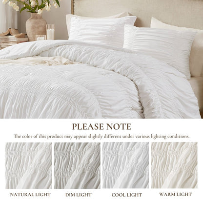 Mia Shabby Chic Ruched Comforter Set