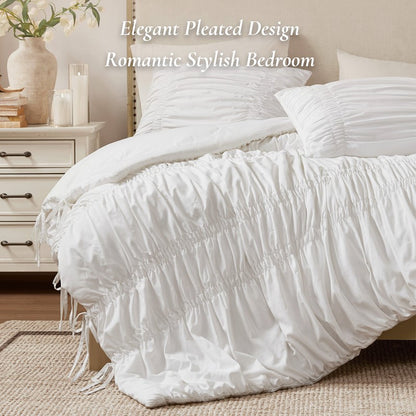 Mia Shabby Chic Ruched Comforter Set