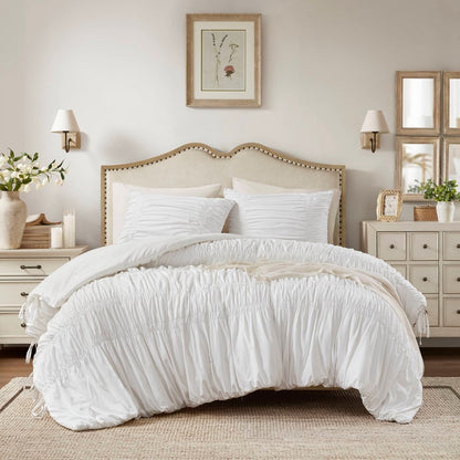 Mia Shabby Chic Ruched Comforter Set