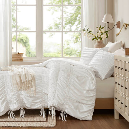 Mia Shabby Chic Ruched Comforter Set