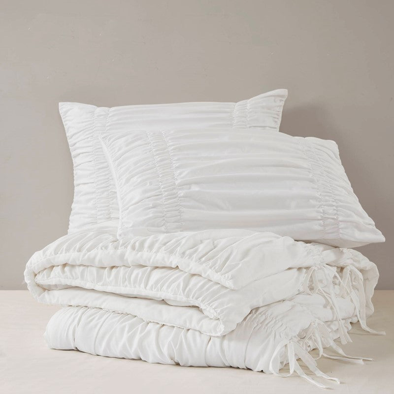 Mia Shabby Chic Ruched Comforter Set