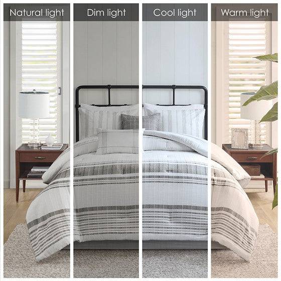 Morgan 5 Piece Cotton Jacquard Duvet Set - Quahog Bay Bedding
