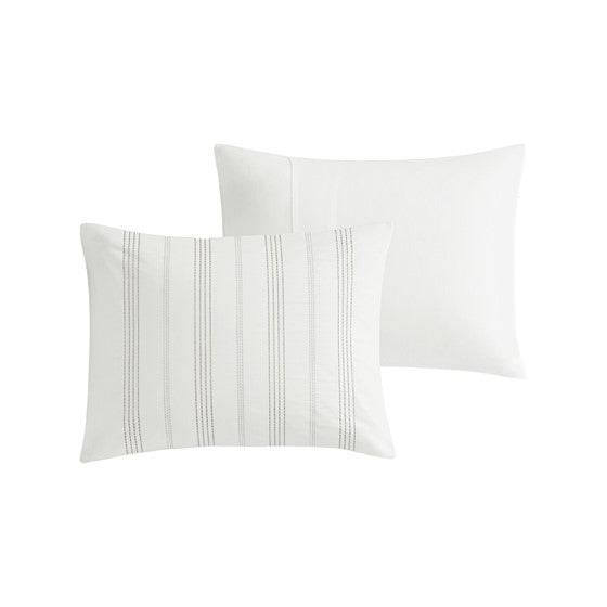 Morgan 5 Piece Cotton Jacquard Duvet Set - Quahog Bay Bedding