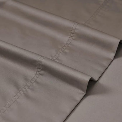 Sheet Sale! CLEARANCE - CinchFit 600TC 100% Cotton Cord Elastic Sheets- Queen Dark Blue Fitted Sheet