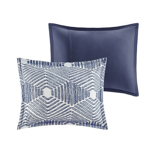 Nautical Ellipse 100% Cotton Jacquard Duvet Cover Set - Quahog Bay Bedding