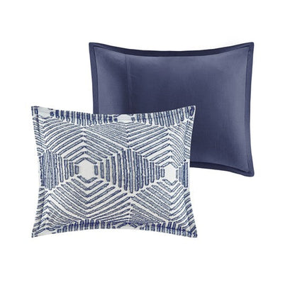 Nautical Ellipse 100% Cotton Jacquard Duvet Cover Set - Quahog Bay Bedding
