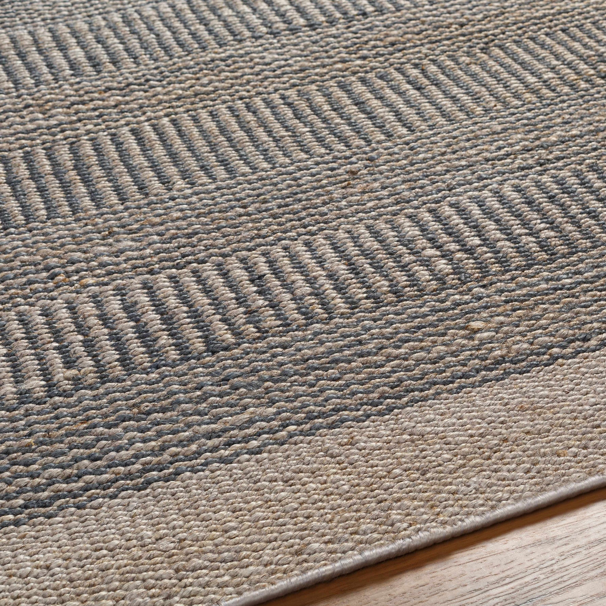 Navy Elle Jute Rug - Quahog Bay Bedding