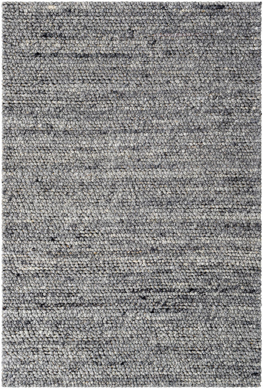 Olisa Charcoal Wool Area Rug - Quahog Bay Bedding