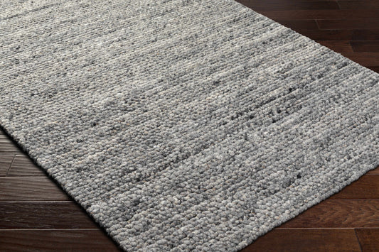 Olisa Charcoal Wool Area Rug - Quahog Bay Bedding