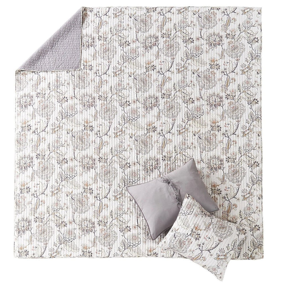 Ophelia Quilt Set - Blush - Quahog Bay Bedding