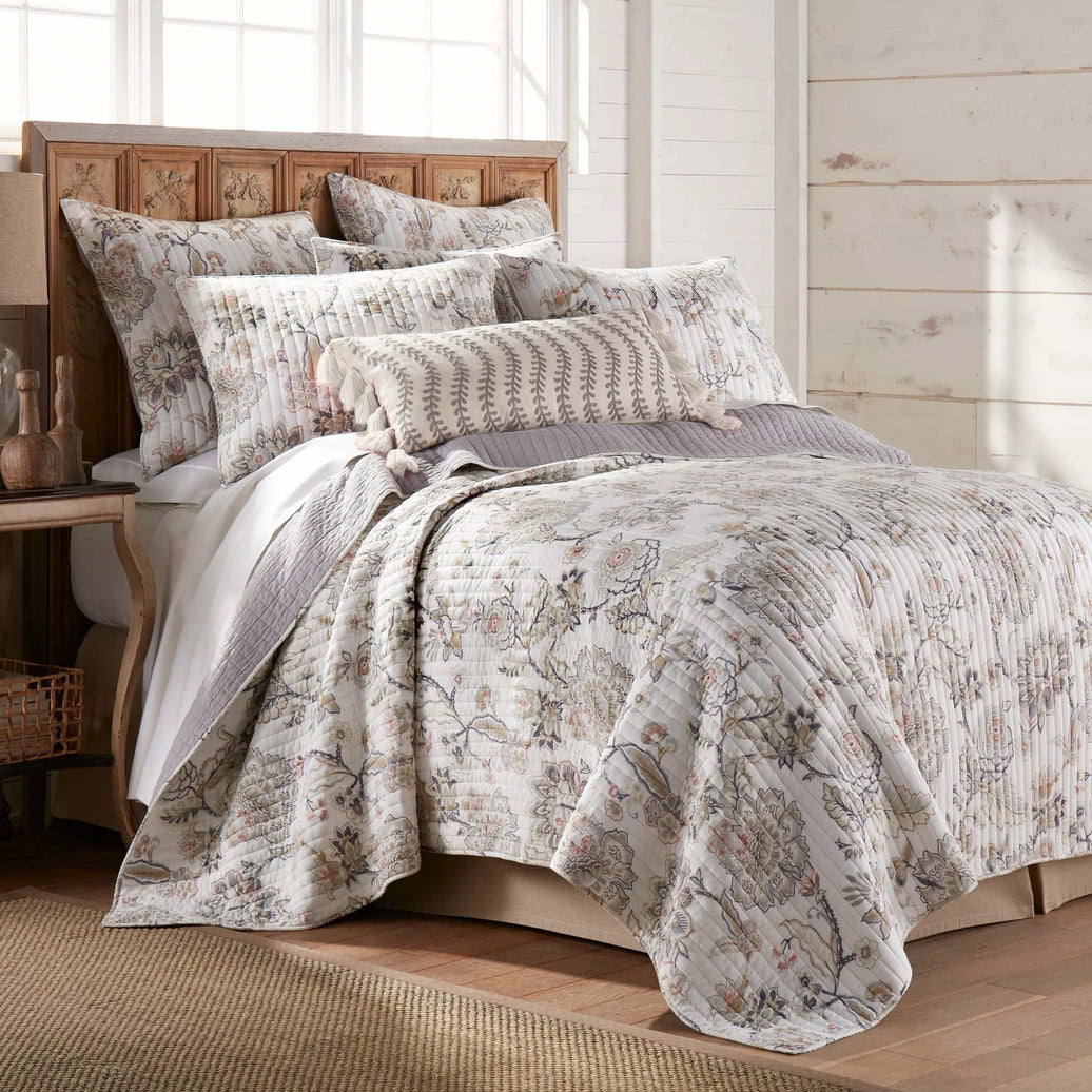 Ophelia Quilt Set - Blush - Quahog Bay Bedding