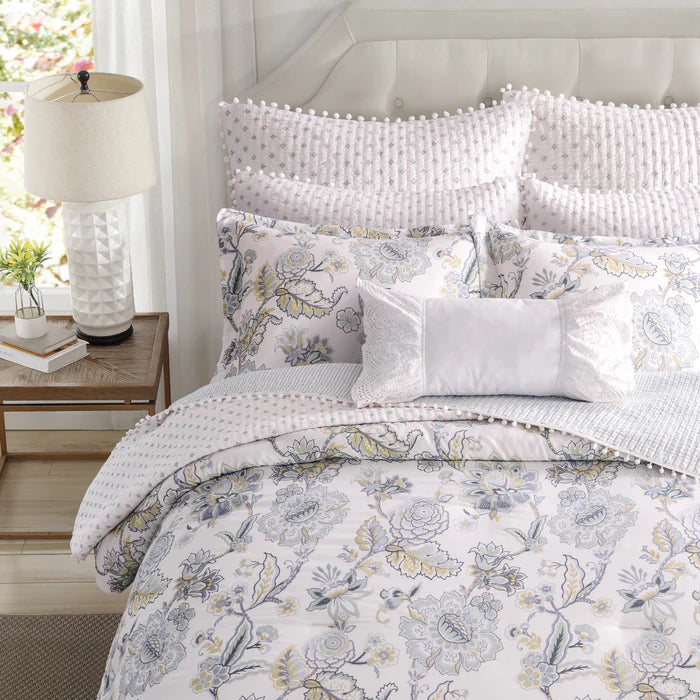 Ophelia Comforter Set - Spa - Floral Comforters