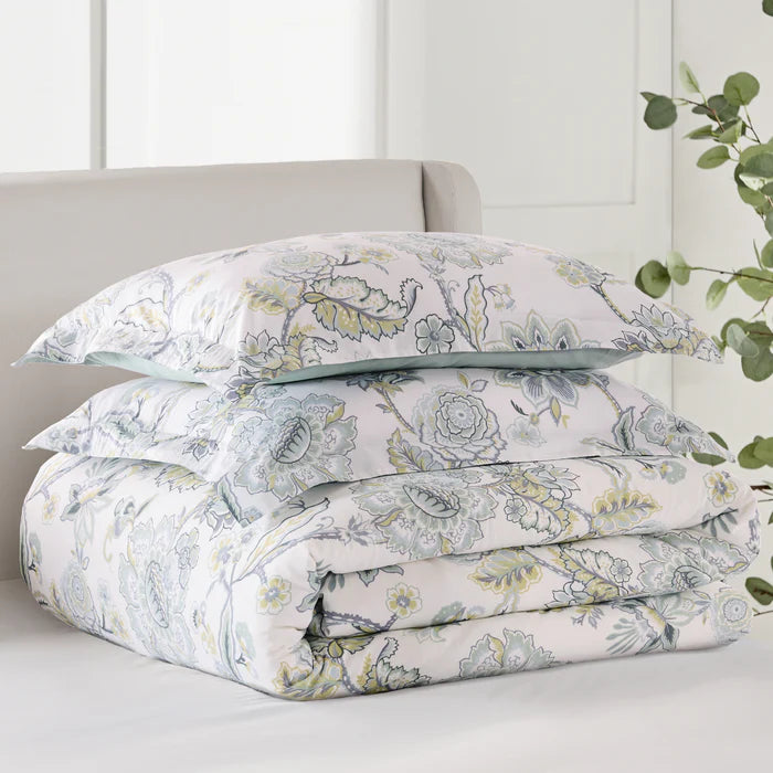 Ophelia Comforter Set - Spa - Floral Comforters