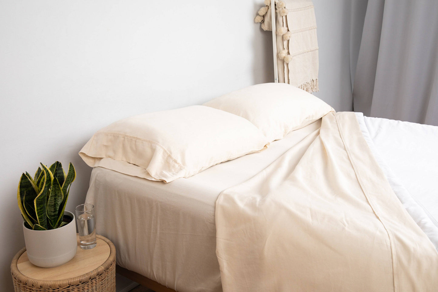 Organic Sateen Bed Sheets Set - Quahog Bay Bedding