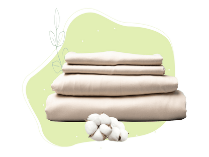 Organic Sateen Bed Sheets Set - Quahog Bay Bedding