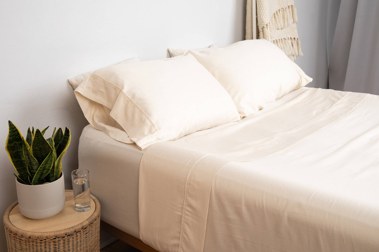 Organic Sateen Bed Sheets Set - Quahog Bay Bedding