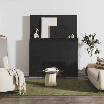 Brockton Solid Sage Green Wool Rug