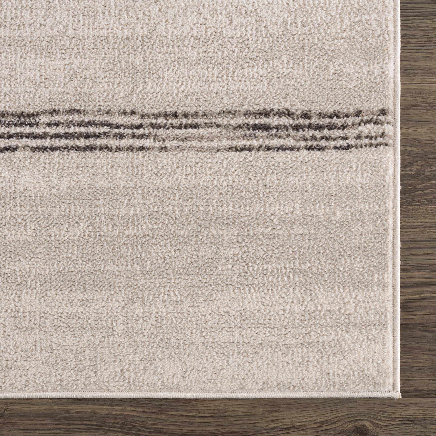 Deja Cream & Charcoal Area Rug - Clearance
