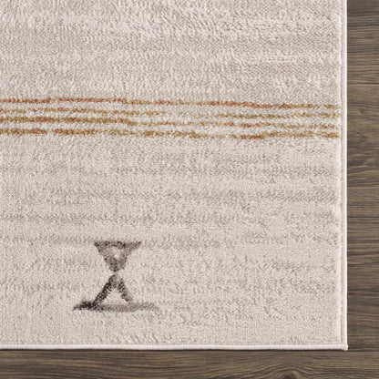 Deja Cream & Gold Area Rug - Clearance