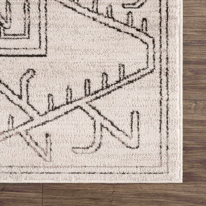 Divya Cream & Charcoal Area Rug - Clearance