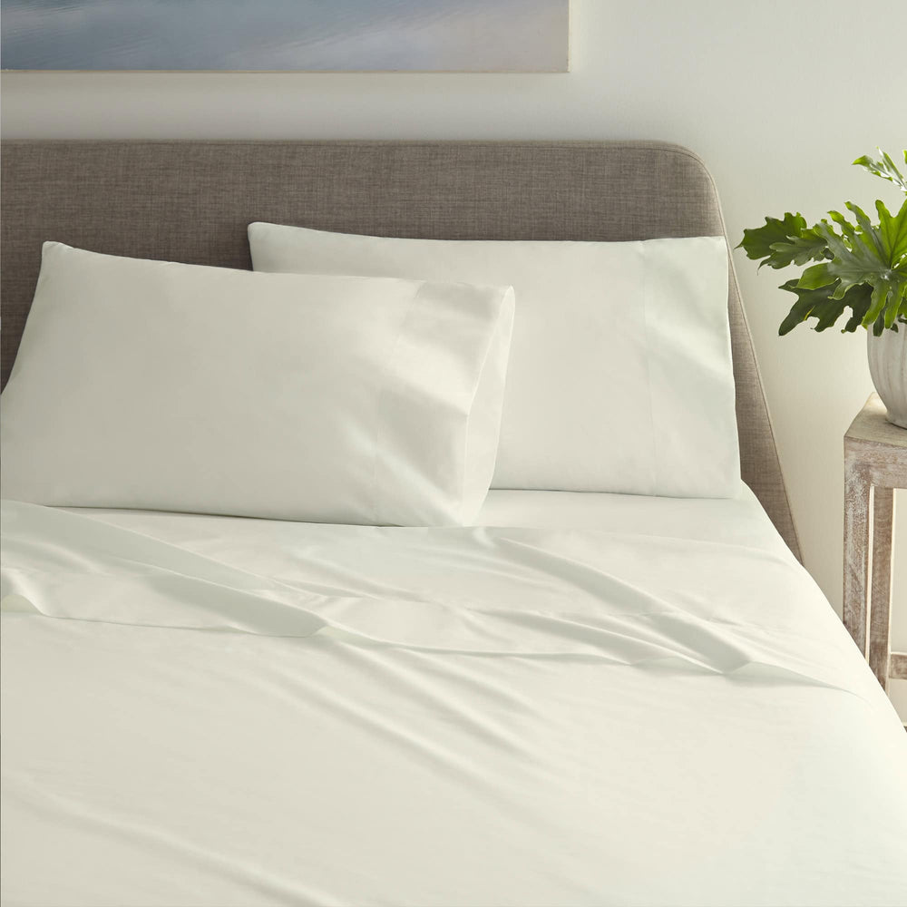 Whisper Organics GOTS-Certified Organic Cotton Percale Sheet Set - 270 TC