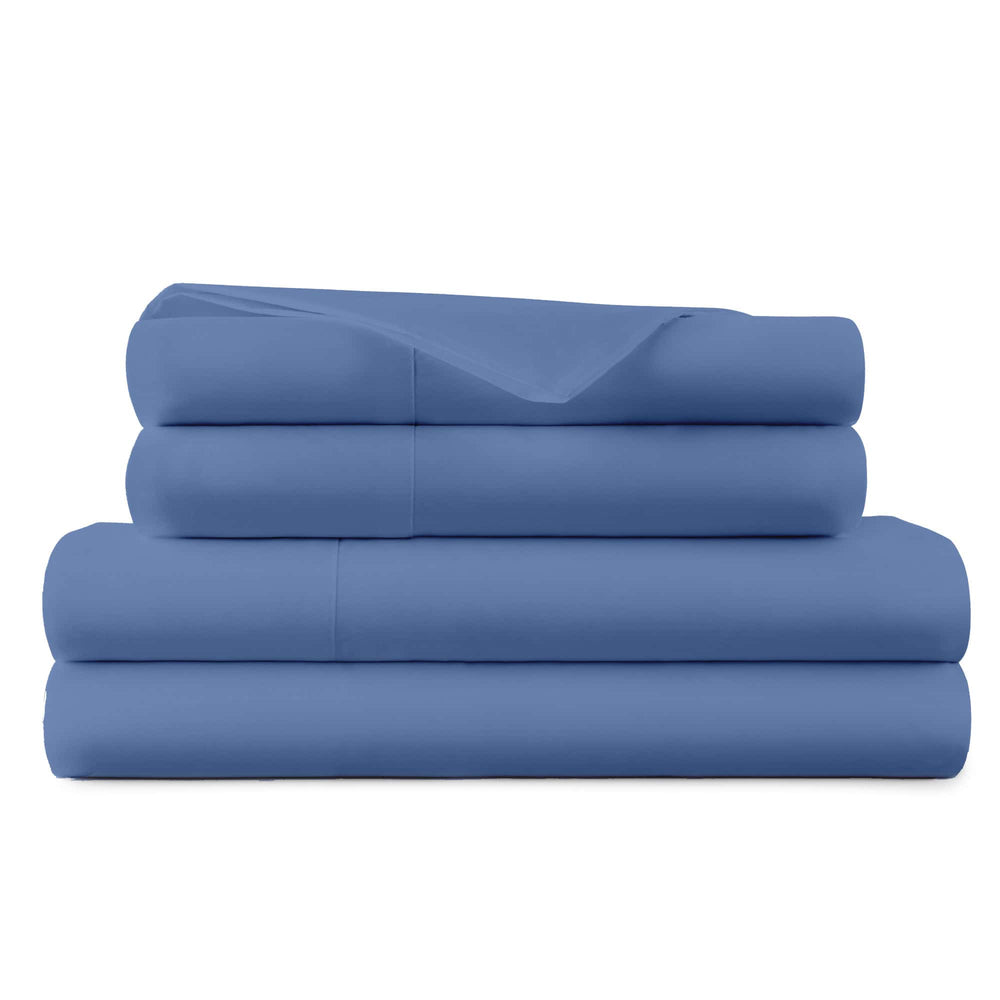 Whisper Organics GOTS-Certified Organic Cotton Percale Sheet Set - 270 TC