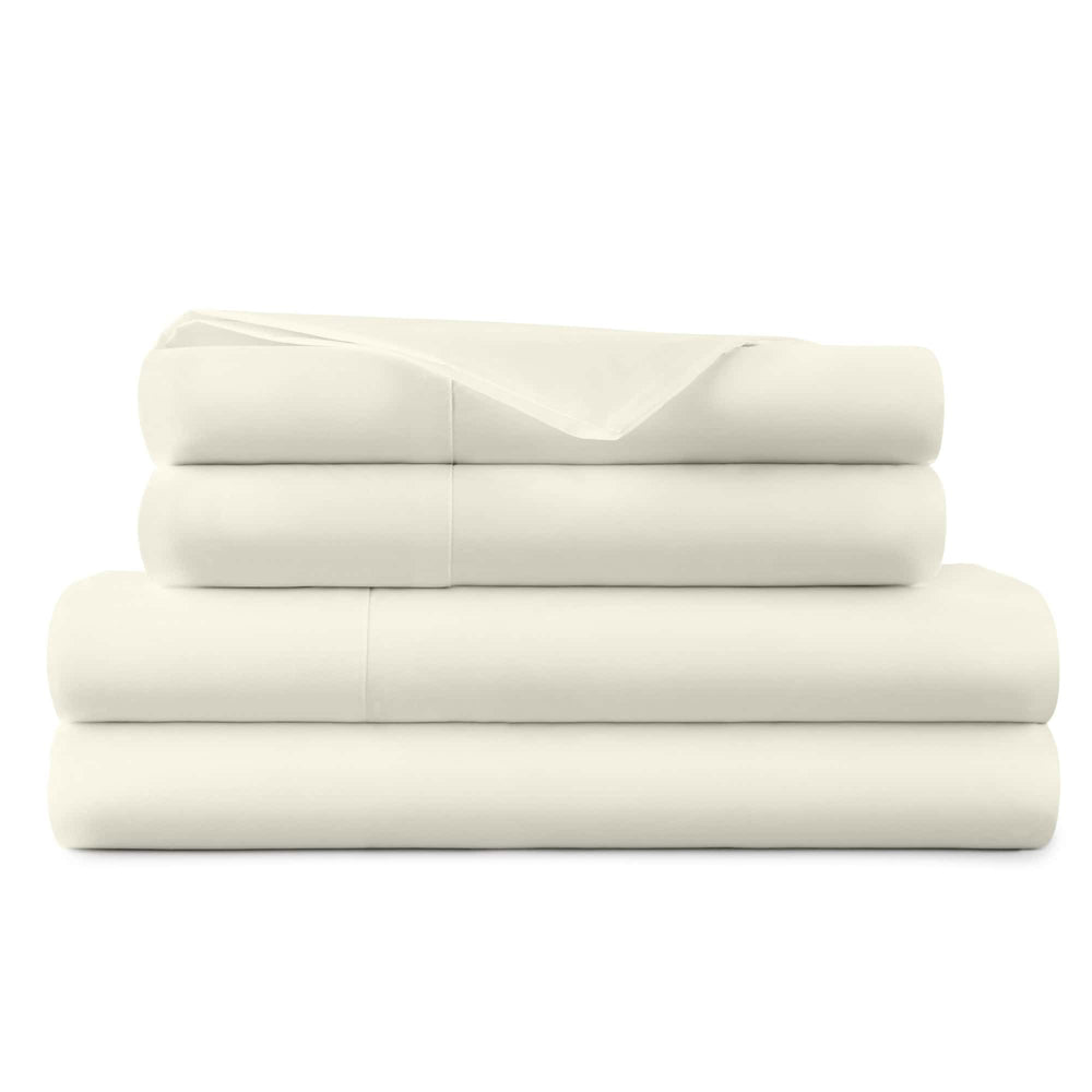 Whisper Organics GOTS-Certified Organic Cotton Percale Sheet Set - 270 TC