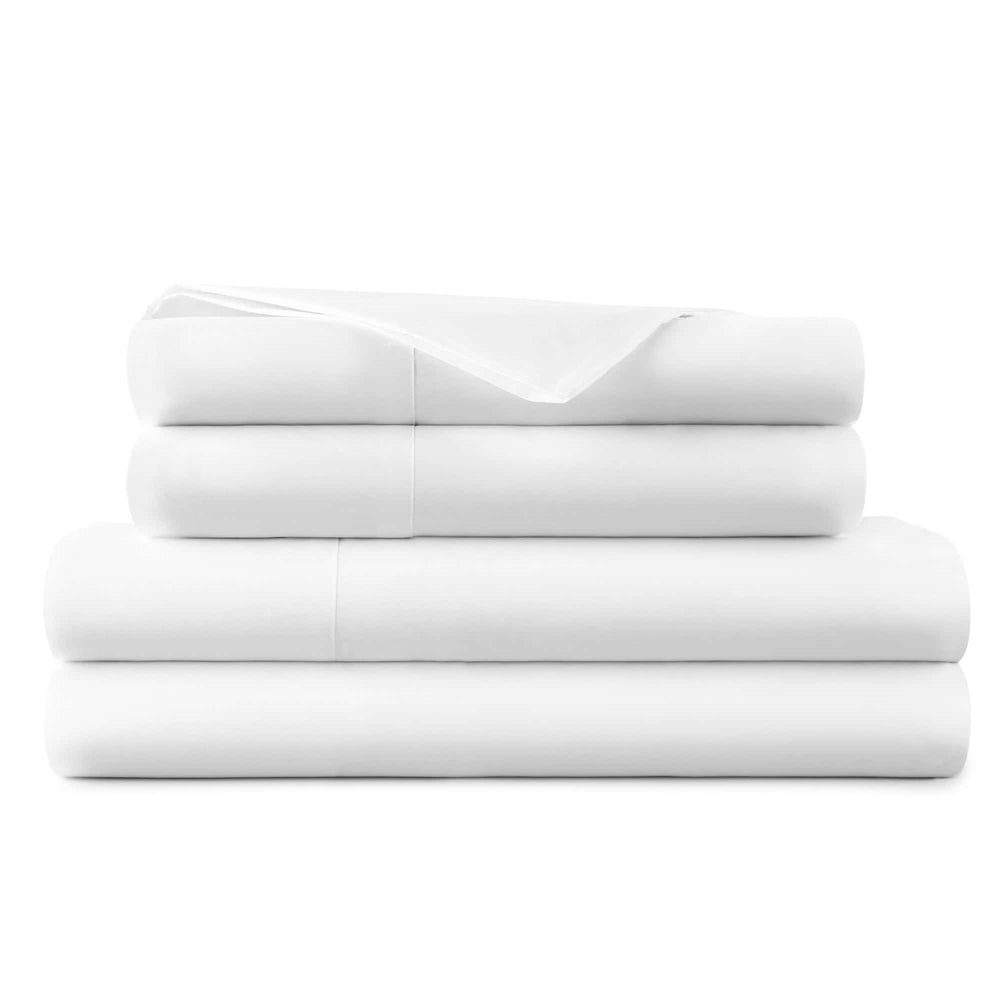 Whisper Organics GOTS-Certified Organic Cotton Percale Sheet Set - 270 TC