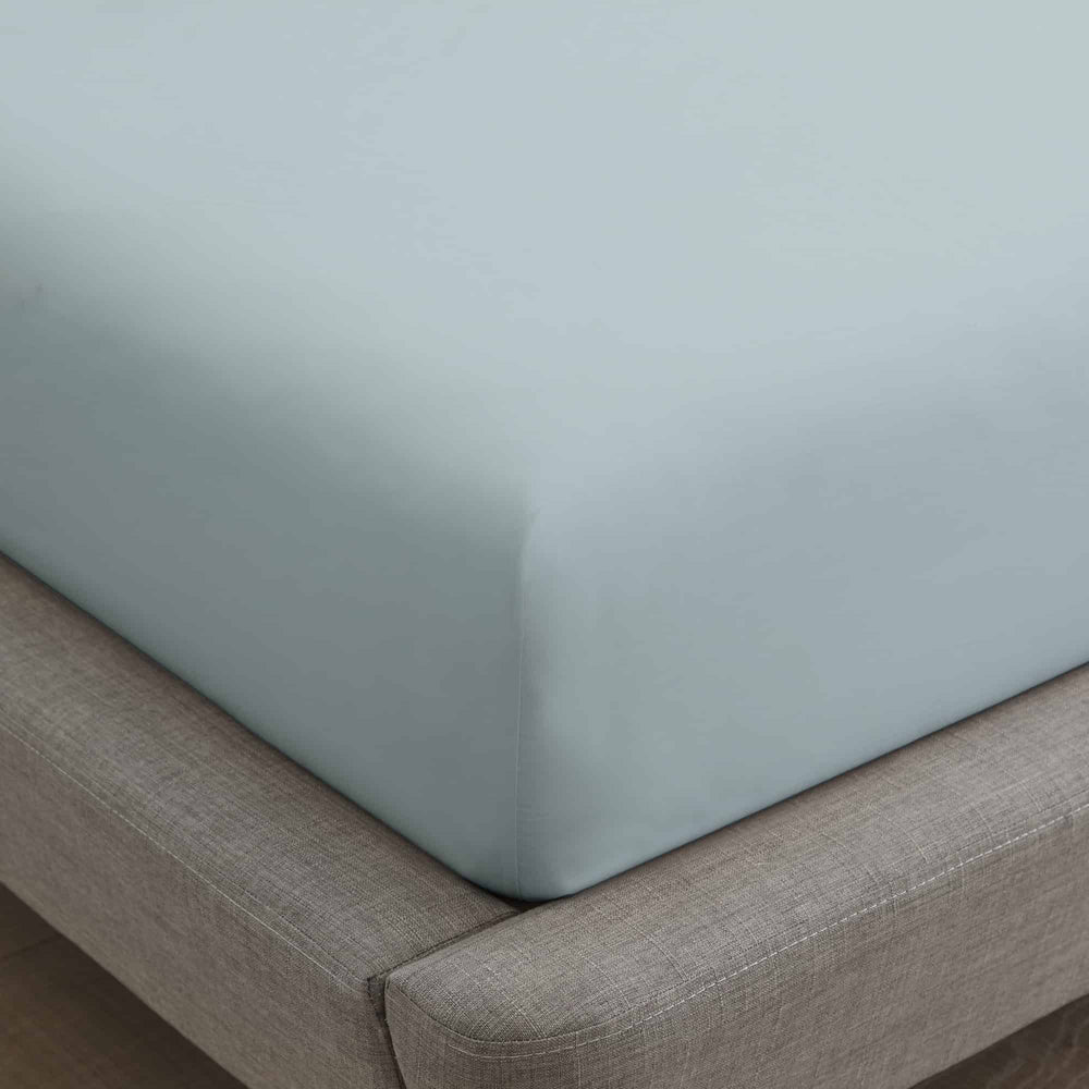 Whisper Organics GOTS-Certified Organic Cotton Percale Sheet Set - 270 TC Picot Embroidery
