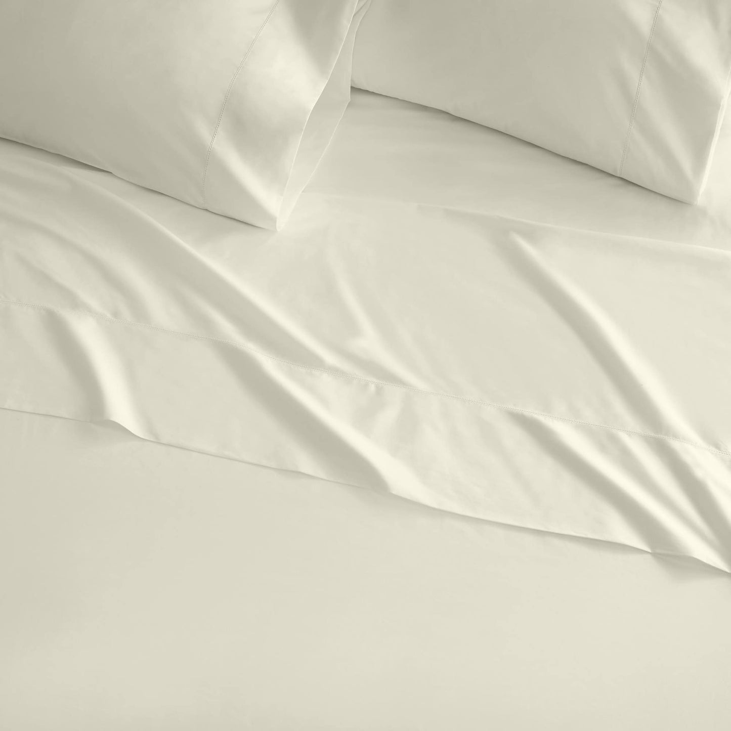 270TC Percale Sheet Sets – Limited Edition Picot Embroidery - 100% Organic Cotton