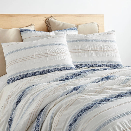 Pickard 100% Cotton Duvet Cover Set - Coastal & Nautical Bedding Sets - Blue