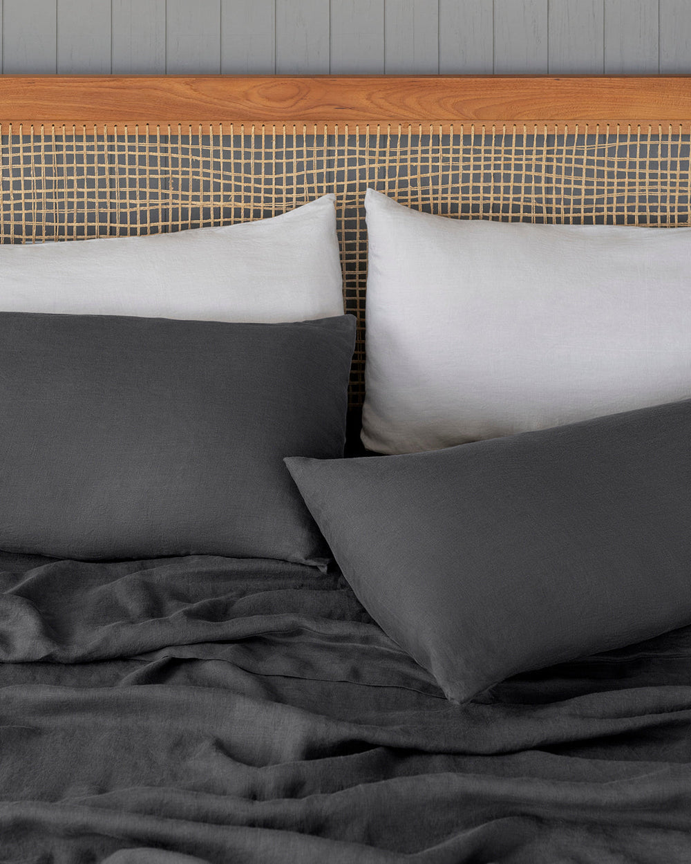 Baloo French Linen Pillowcase Set - Soft, Breathable, Durable - Set of 2. - Quahog Bay Bedding