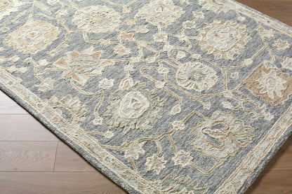 Auryon Hand Tufted Oushak Wool Area Rug