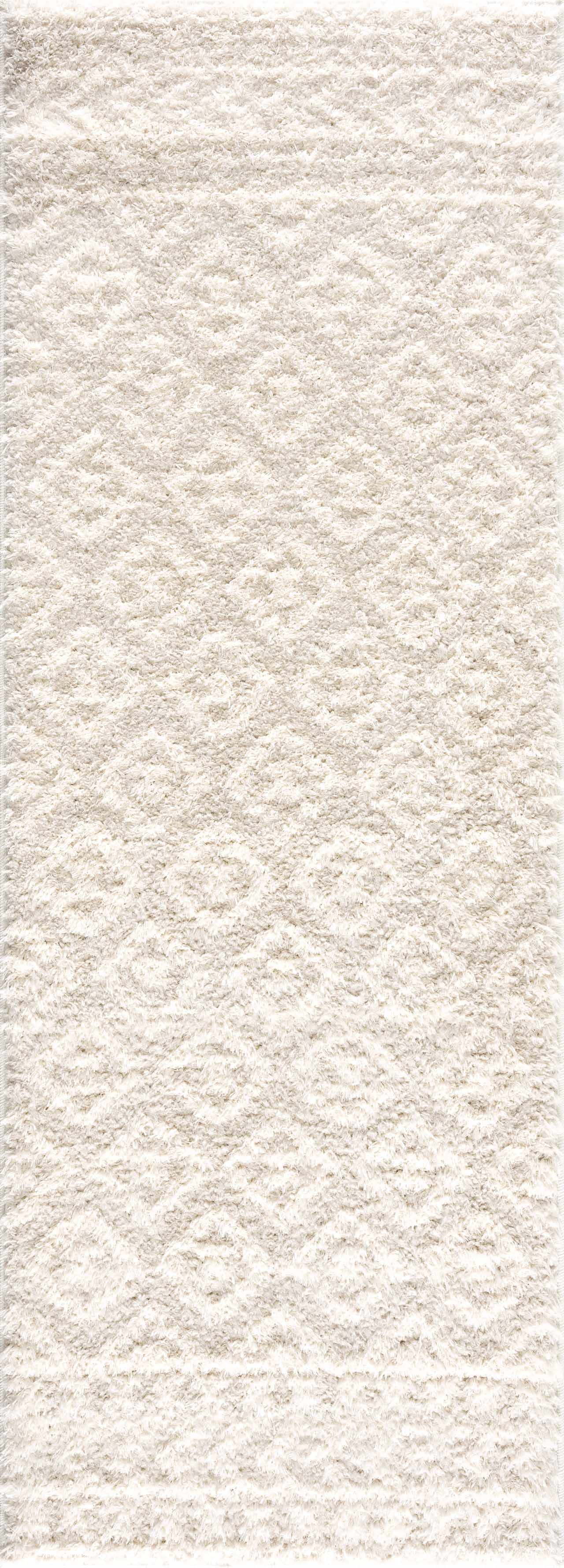 Eivin Cream Diamonds Plush Rug