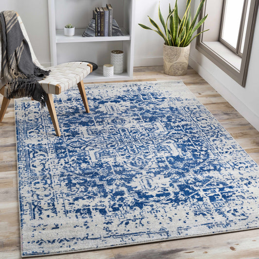Rachel Navy Area Rug - Quahog Bay Bedding
