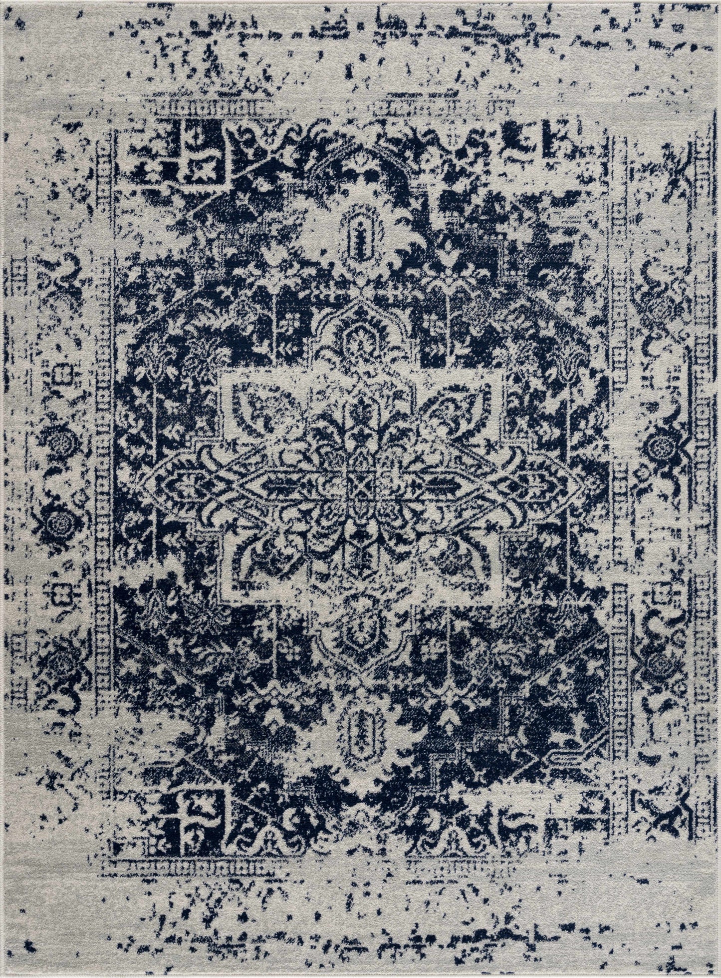 Rachel Navy Area Rug - Quahog Bay Bedding