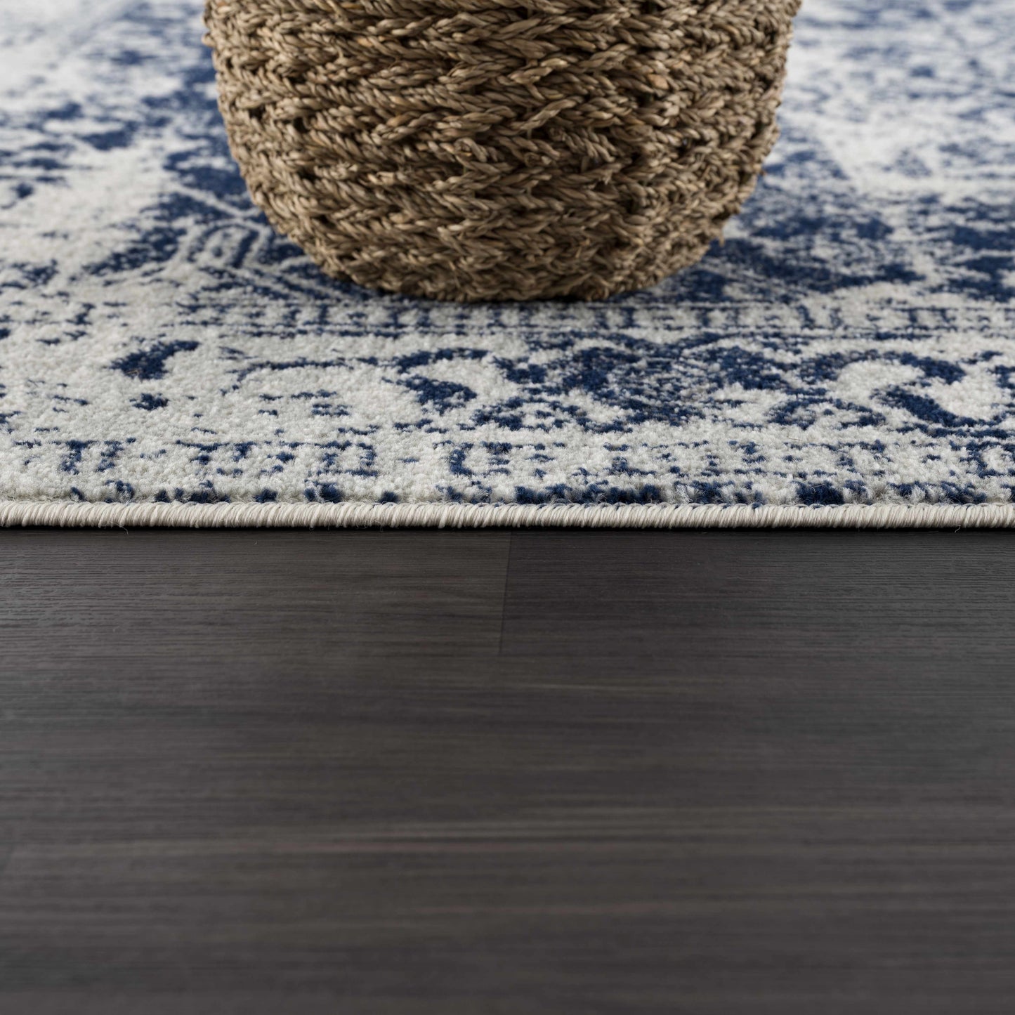 Rachel Navy Area Rug - Quahog Bay Bedding