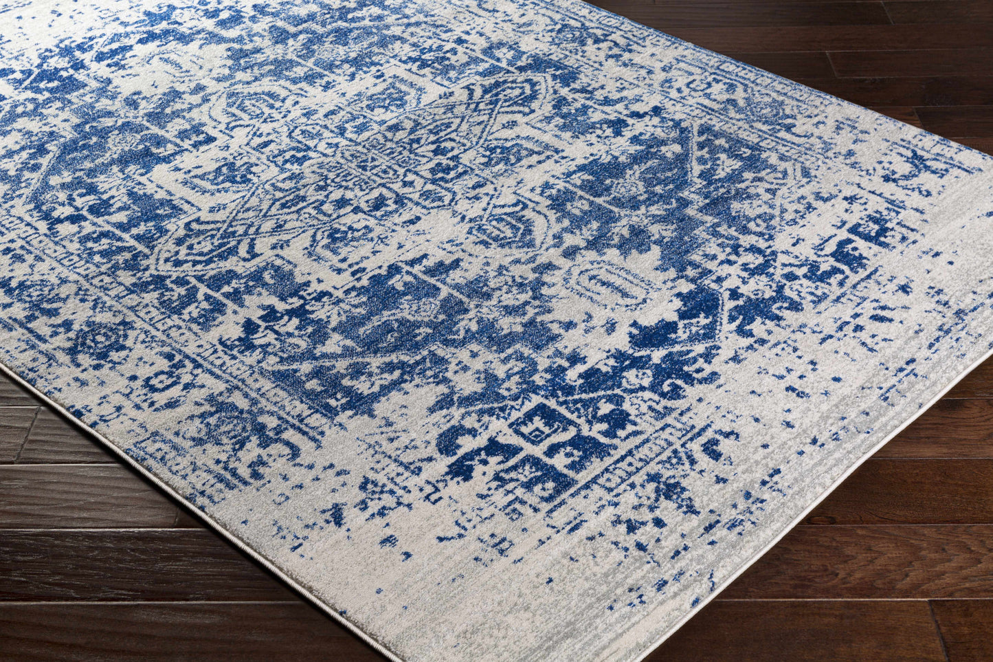 Rachel Navy Area Rug - Quahog Bay Bedding