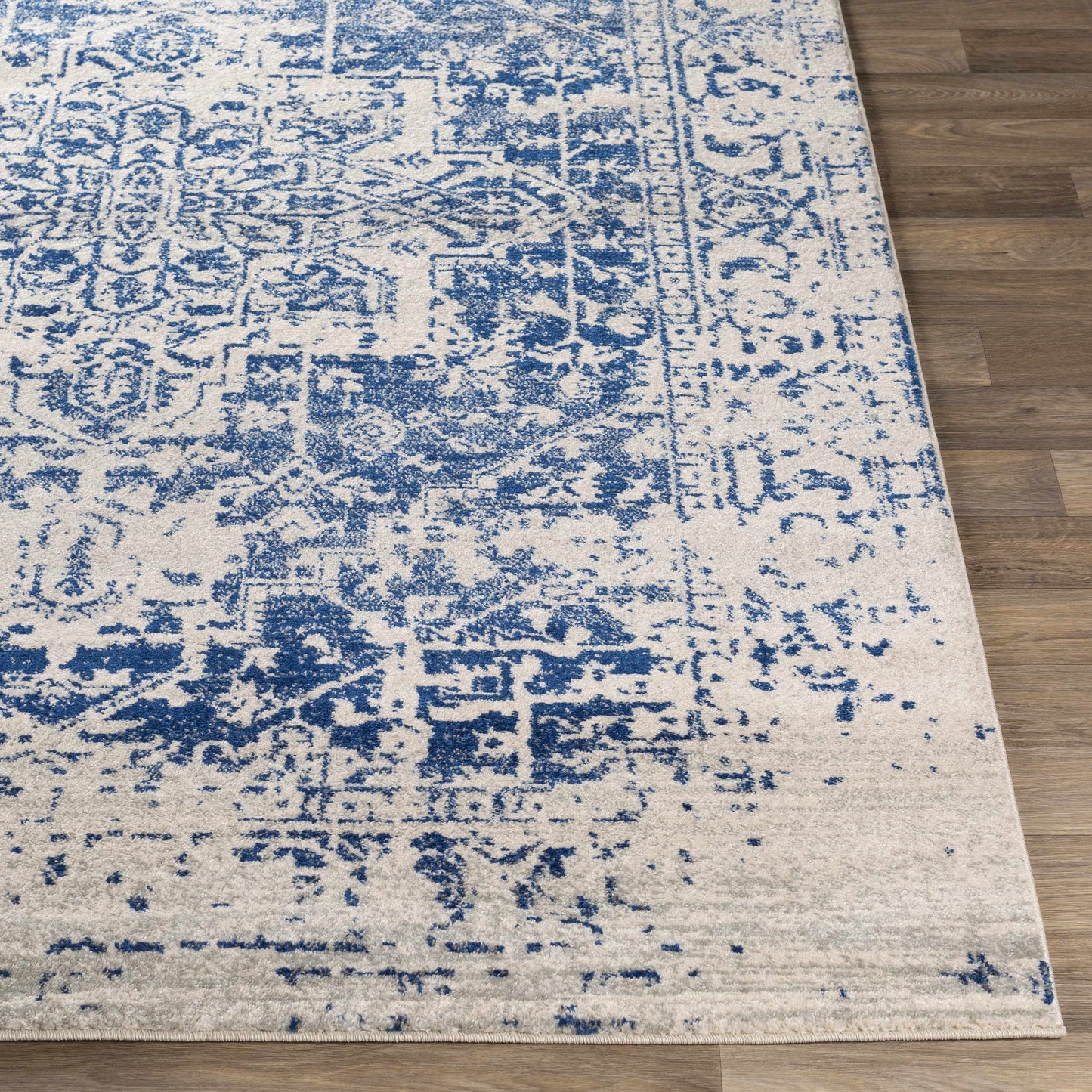 Rachel Navy Area Rug - Quahog Bay Bedding
