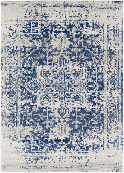 Rachel Navy Area Rug - Quahog Bay Bedding