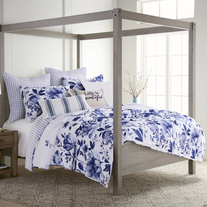 Riella Garden Quilt Set -  Twin / Twin XL - Floral Bedding Sets