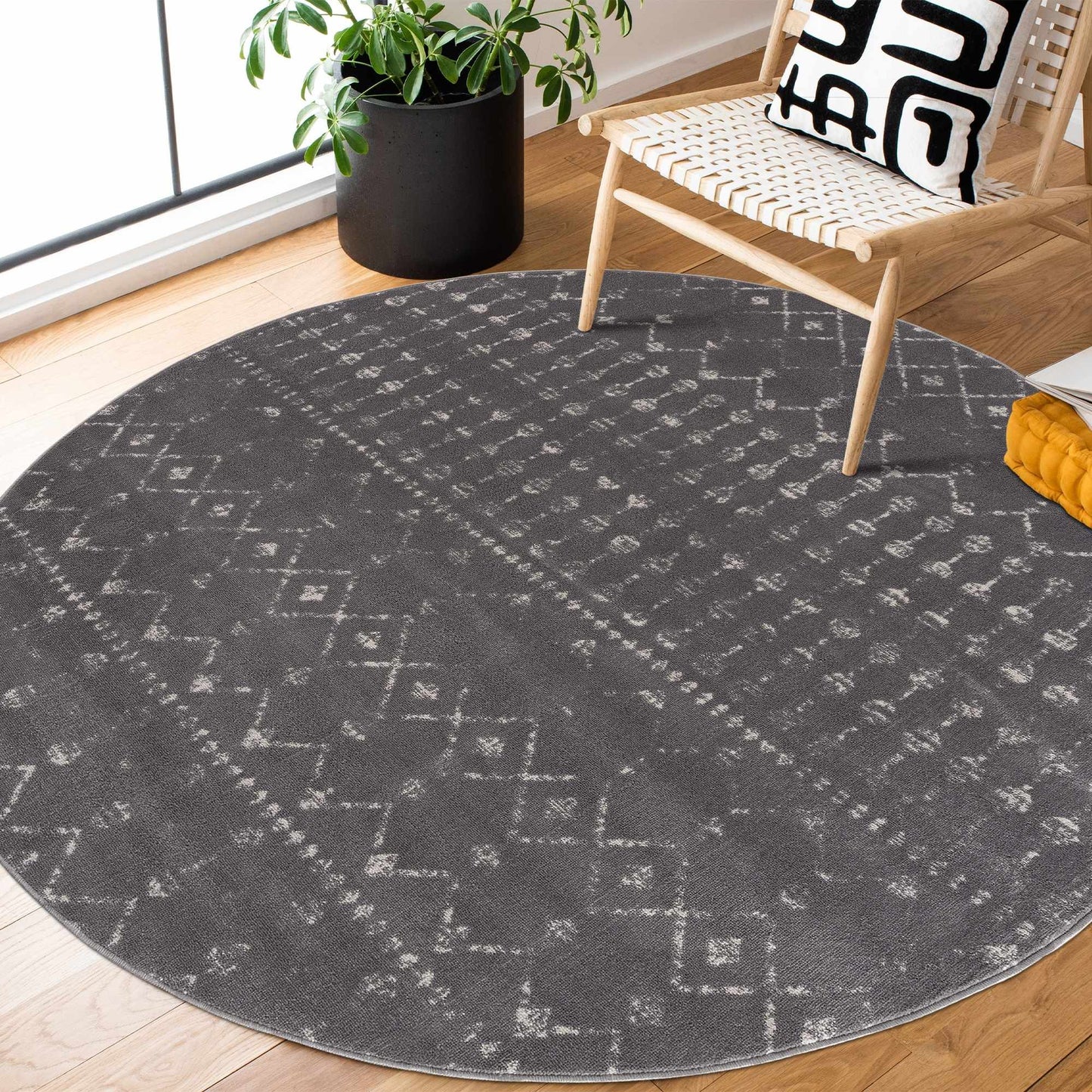 Tigrican Charcoal 2329 Area Rug - Clearance