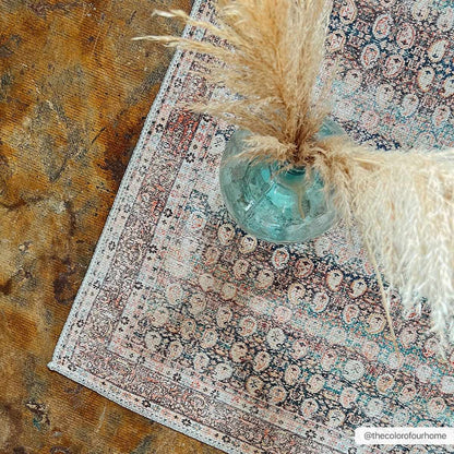 Maligaya Distressed Washable Rug - Clearance