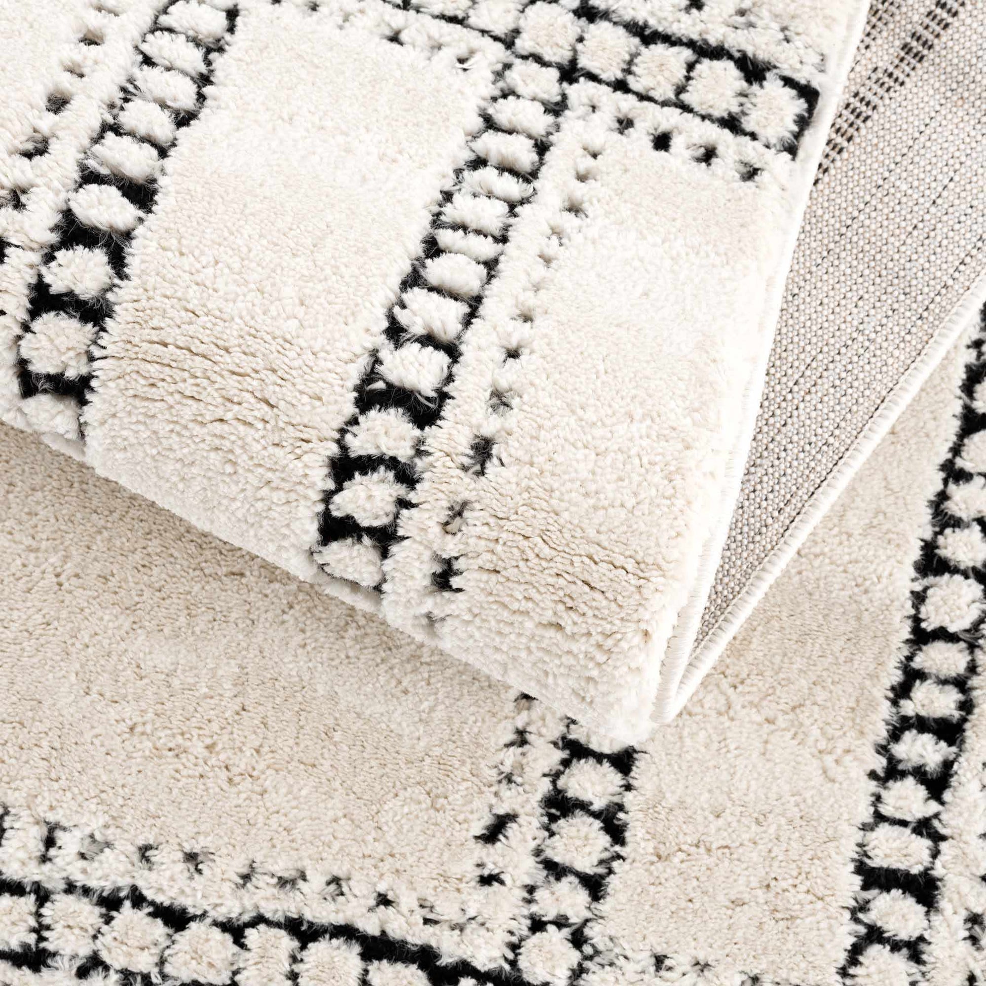 Ryuu Black & White Area Rug - Quahog Bay Bedding