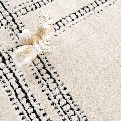 Ryuu Black & White Area Rug - Quahog Bay Bedding