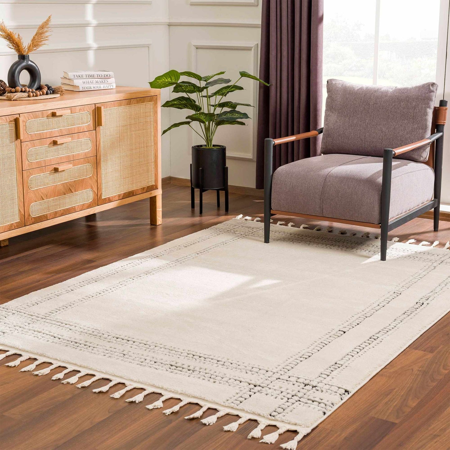 Ryuu Black & White Area Rug - Quahog Bay Bedding