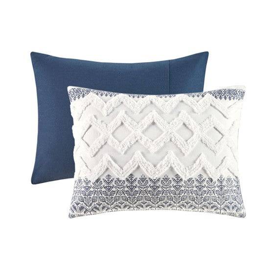 Nautical Navy Comforter Set Queen - Mila 100% Cotton Comforter Set - Quahog Bay Bedding