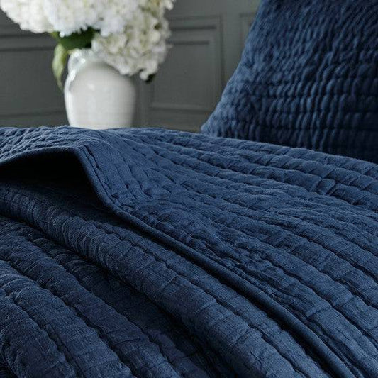 Madison Park Serene Thick & Warm All Cotton Quilt Set With Cotton Fill - Quahog Bay Bedding